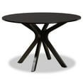 thumbnail image 4 of Baxton Studio Mare Modern and Contemporary Transitional Dark Brown Finished Wood 7-Piece Dining Set, 4 of 9
