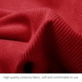 thumbnail image 5 of WOWMAX Large Bolster Triangular Reading Backrest Positioning Support Wedge Pillow Headboard for Day Bed Bunk Bed RV/Trailer with Removable Cover Red 47x8x20inch, 5 of 7