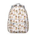 thumbnail image 1 of Abstract Dog Art School Bag with Geometric Patterns, Suitable for Students and Pet Lovers, Durable and Stylish, 1 of 6