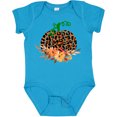 thumbnail image 3 of Inktastic Cheetah Print Pretty Pumpkin with Fall Leaves Boys or Girls Baby Bodysuit, 3 of 5