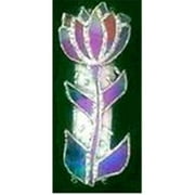 Judaica Kingdom NT-MZ-130 Single Flower Mezuzah