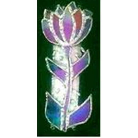 Judaica Kingdom NT-MZ-130 Single Flower Mezuzah