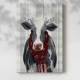 thumbnail image 2 of Yuletide Cow II- Gallery Wrapped Canvas, 2 of 9