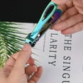 thumbnail image 3 of Kit de manicura y pedicura profesional de 3 piezas para mujeres y hombres, apto para uñas gruesas, incluye cortaúñas y lima de uñas de acero inoxidable de colores, 3 of 8