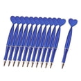 thumbnail image 3 of 12 bolígrafos con forma de corazón para Valentín, bonitos bolígrafos con forma de corazón para hacer , tarjetas de felicitación y bocetos azul, 3 of 8