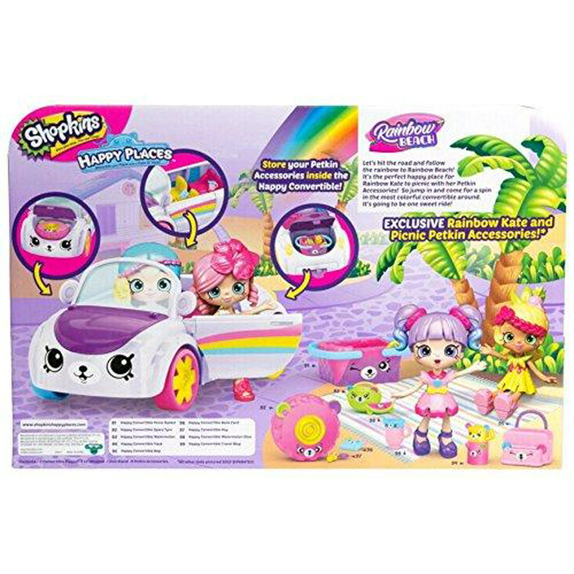 Shopkins Happy Places Rainbow Beach Convertible Walmart