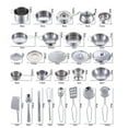 16 Pcs Set Kids Play House Kitchen Toys Cookware Cooking Utensils Pots