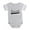 Heather Gray, variant on CafePress - Jacob - Cute Infant Baby Football Bodysuit