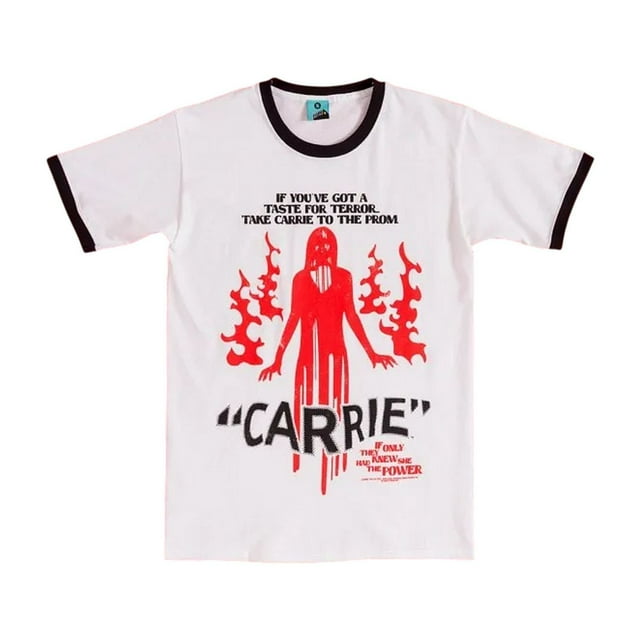 Carrie Adult Taste For Terror Ringer T-Shirt
