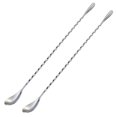 thumbnail image 1 of Cuchara para mezclar Briout, acero inoxidable, 30 cm de largo, plateada, 2 unidades, 1 of 9