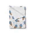 thumbnail image 2 of Ice Cream Soft Flannel Fleece Blanket, Cones Summer Flavors Freshness Flowers Hearts Pastel Cartoon, Cozy Plush for Indoor and Outdoor Use, 50" x 70", Pale Blue Tan and Pale Yellow, by Ambesonne, 2 of 5