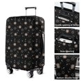 thumbnail image 5 of Black Gothic Sun Moon Star Pattern Luggage Cover Fashion Suitcase Cover Baggage Covers Fit 25-28 Inch Luggage (Go Travel), 5 of 5