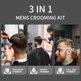 thumbnail image 4 of Recortadora de Barba para Hombre, Cortapelos para Hombre 3 en 1 Kit de Aseo y Afeitado para Rostro, Bigote, Cuerpo, Oreja, Nariz, Cortapelos de Barbero Inalámbricos E Impermeables para Cortar Cabello, 4 of 7