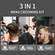 thumbnail image 4 of Recortadora de Barba para Hombre, Cortapelos para Hombre 3 en 1 Kit de Aseo y Afeitado para Rostro, Bigote, Cuerpo, Oreja, Nariz, Cortapelos de Barbero Inalámbricos E Impermeables para Cortar Cabello, 4 of 7