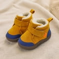 thumbnail image 4 of Ugoldhm Toddler Boys & Girls Winter Boots - Cold Weather Warm Faux Fur Shoes with Hook and Loop Straps, 4 of 7