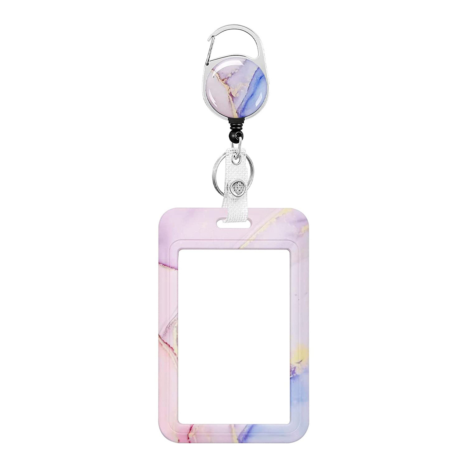 Work Card Clip With Metal Hook Stretchable Carabiner Clip Nurse Work Card Clip With Metal Hook Stretchable Carabiner Clip Nurse