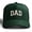 Dad Green, variant on Raising Legends Embroidered 5-Panel Snapback Trucker Hat, Cream/Black