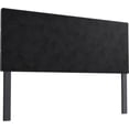 thumbnail image 7 of King Size Square Tufted Linen Headboard Only, Upholstered Fabric Bed Headboard with Adjustable Height 44-52 Inches, Grey, 7 of 7