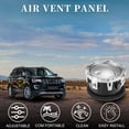 thumbnail image 2 of Panel de ventilación de aire Unique Bargains para Ford F-250 Super Duty 2011-2016, rejilla de aire acondicionado tono plateado claro, 2 of 6