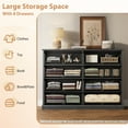 thumbnail image 4 of YouTrend Rustic 8-Drawer Wood Dresser, Large Storage Chest Organizer with Metal Handles for Bedroom, Living Room, Farmhouse Style Furniture,Gray, 4 of 7