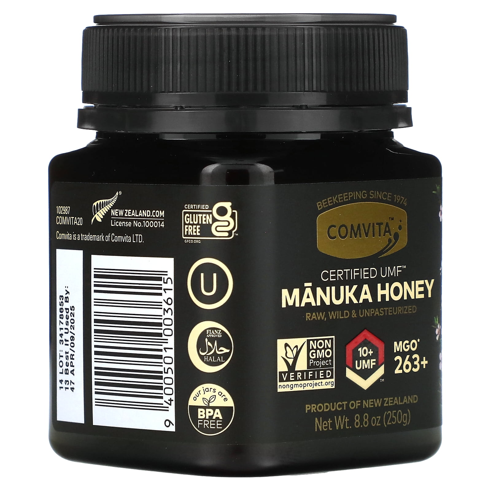 Comvita - UMF 10+ Raw Manuka Honey - 8.8 oz. - Walmart.com