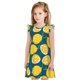 thumbnail image 1 of Fotbe Lemon Vestido de Dormir para Niñas de 3 a 10 Años, Mangas Cortas, Estilo Princesa, Pijama Camisón con Mangas Voladas-Small, 1 of 6