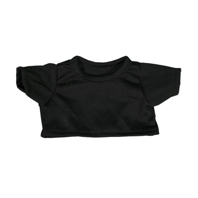 Camiseta Stuffems Toy Shop negra para peluches de 8 a 10
