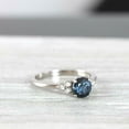 thumbnail image 5 of HeartsAndYou 0.5ct Natural Blue Sapphire & Diamond Accents Ring 100% 14k SOLID White Gold, 5 of 9