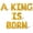 Gold, variant on Letter Balloons - A KING IS BORN 16" Inch Alphabet Letters Foil Mylar Balloon Christmas Party Banner (Green)