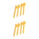 thumbnail image 3 of Soportes para pilas Advancent 4 Piezas Triangular Color Amarillo 14.5x1.5 cm, 3 of 6