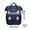 ?? Dark Blue_New#210, variant on Multifunctional Large Capacity Backpack | Double Shoulder Cloth Bag | Insulated Bottle Compartment | Anti-Theft Rear Pocket | Multiple Side Pockets | 40 x 25 x 16cm | Includes 1 Bag