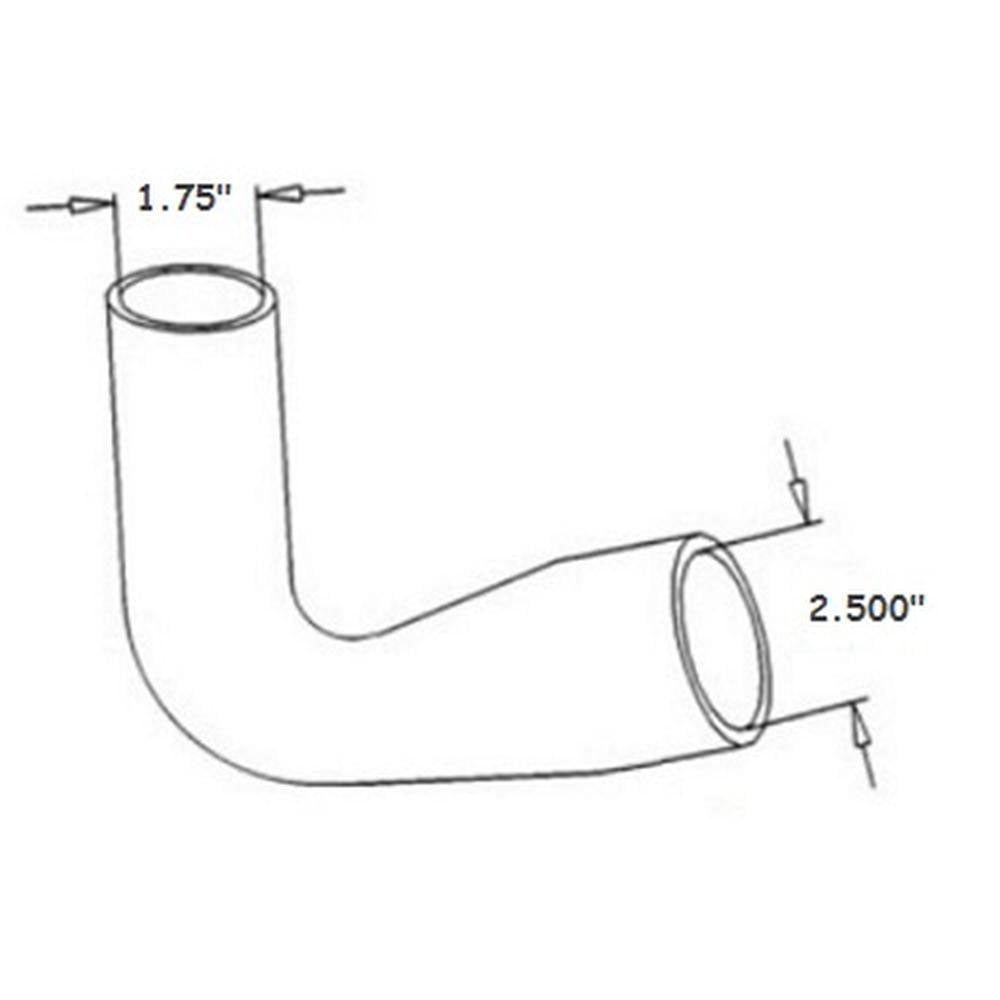 RAParts Upper Radiator Hose 369094R1 Fits Case-IH Tractor 340