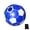 Blue and white, variant on KRTYDBFZ Trendy Football Shaped Digital Camera 1200MP Photos Compactly For Everyday Use