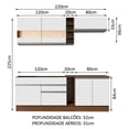 thumbnail image 4 of Cocina Integral Modular Madesa Parma 220cm, 4 of 5