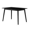 thumbnail image 3 of Plank+Beam 48" Mid Century Modern Dining Table, Solid Wood Kitchen & Dining Room Table for 4, Black, 3 of 9