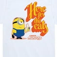thumbnail image 3 of Despicable Me Minions - Only Here For The Eats - Toddler & Youth Short Sleeve Graphic T-Shirt, 3 of 5