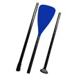 thumbnail image 4 of Remo de aleación de aluminio, accesorio para deportes acuáticos, remo para bote, remo para kayak, remo para surf, actividades al aire libre, bote de Azul, 4 of 8