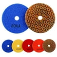 4 Inch Super Diamond Polishing Pads Copper Bond Wet For Granite Marble