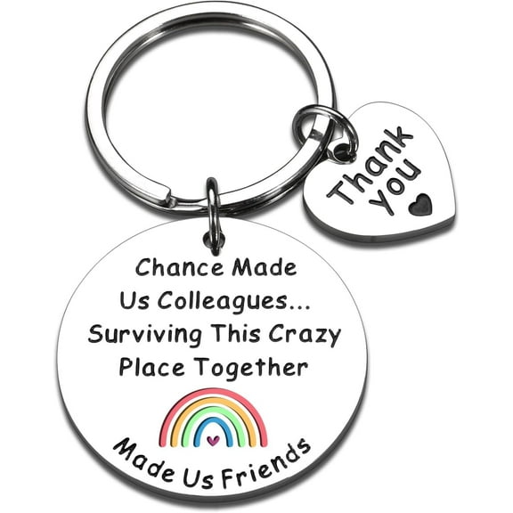 Coworkers Valentines Gifts, Cool Gifts for Coworkers, Gift for Coworker Leaving for New Job, Office Gifts for Coworkers, Funny Farewell Gifts for Coworkers, Appreciation Gifts for Coworkers Keychain