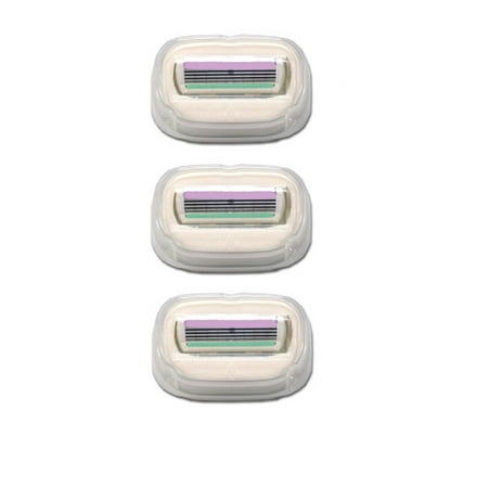 Schick Intuition Sensitive Care, 4 Razor Refill Blade Cartridges, (Individually Packed)