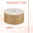 thumbnail image 2 of Uxcell Braided Cord, Metallic Bracelet Knotting Macrame Cord Braiding Beading Thread Twine Rope for String Knitting DIY Jewelry Making Plant Wall Hanger Pink, 2 of 7
