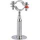 thumbnail image 4 of Juego de 2 soportes de tubo ajustables de acero inoxidable Screw32 con tornillos, soportes de tubería para montaje en techo, abrazaderas para tubos y varillas de 32 a 34 mm de diámetro., 4 of 4