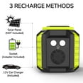 thumbnail image 3 of 200W Portable Power Station 222Wh 60000mAh Backup Lithium Battery Power Supply Solar Generator with 2 110V AC Outlets/2 QC3.0 LED Flashlights for CPAP Home Camping Emergency Backup, 3 of 8