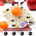 thumbnail image 5 of High Precision Digital Kitchen Scale Tempered Glass Food Scale Multifunction Scale Small Kitchen Appliances Cute Bees and Honeycomb Pattern, 5 of 7