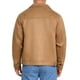 thumbnail image 3 of CHAQUETA CASUAL PARA HOMBRE INSPIRE CHIC, CON COLLAR Y CREMALLERA, ROPA DE EXTERIOR, CHAQUETA DE ANTE VINTAGE, TAMAÑO S, COLOR CAQUI, 3 of 6