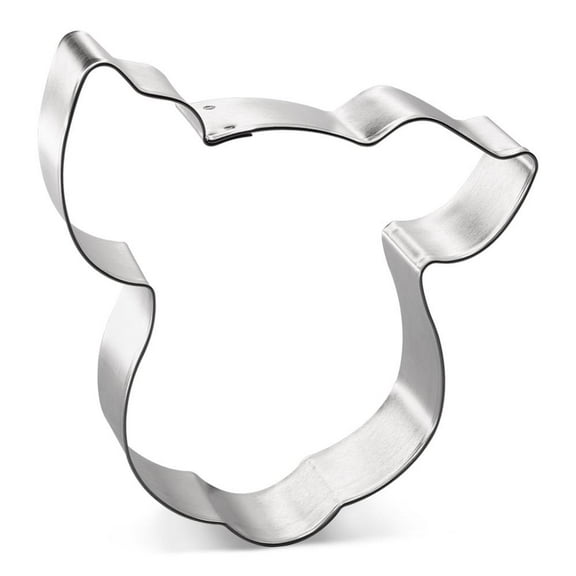 Pig Face Cookie Cutter 4.25 in B1528 - Foose Cookie Cutters - USA Tin Plate Steel