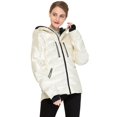 thumbnail image 3 of Orolay Women Warm Down Jacket with Hood Unique Quilting Coat White L, 3 of 6