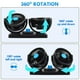 thumbnail image 4 of Ventilador De 360° Para Auto - 12v - Doble Ventilador, 4 of 4