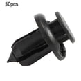 thumbnail image 1 of 50 Pcs Rivet Fastener Clips Fender Retainer Push Clip 10mm Hole for Car, 1 of 5
