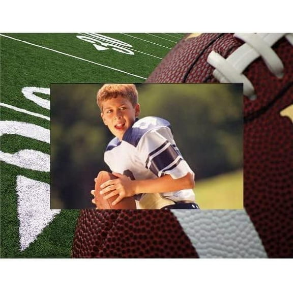Football Paper Picture Frame - Pack of 50